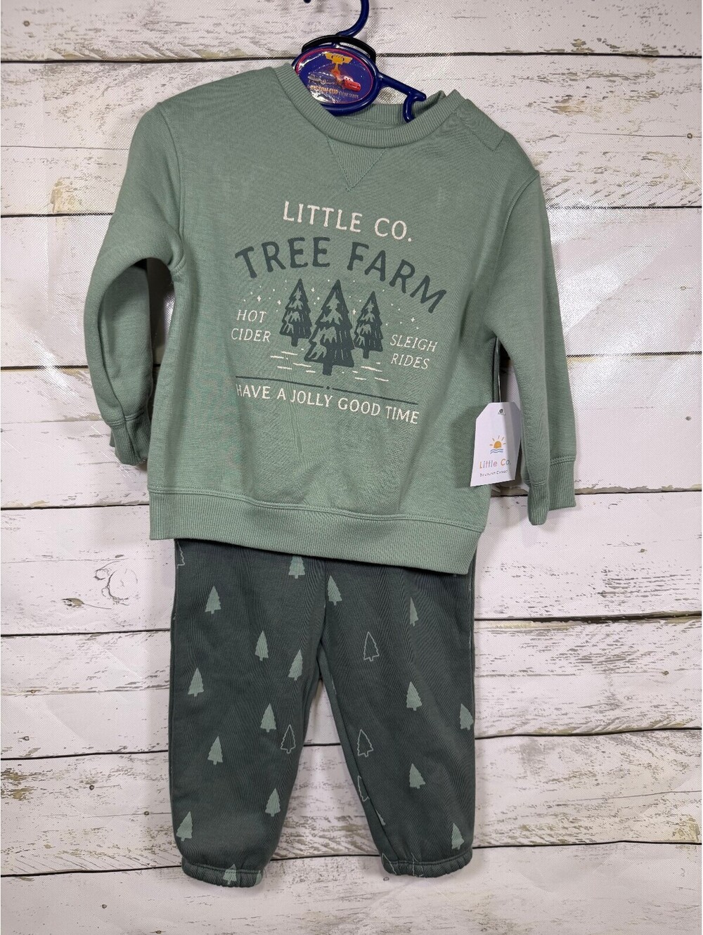 Little & Co Lauren Conrad Christmas 2pc set 18m NWT